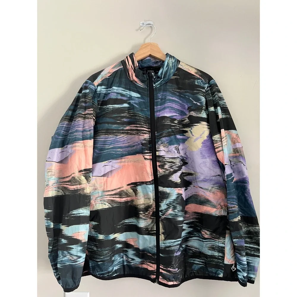 Torrid Womens Plus 0 Happy Camper Polyester Woven Lightweight Active Jacket - Picture 2 of 15